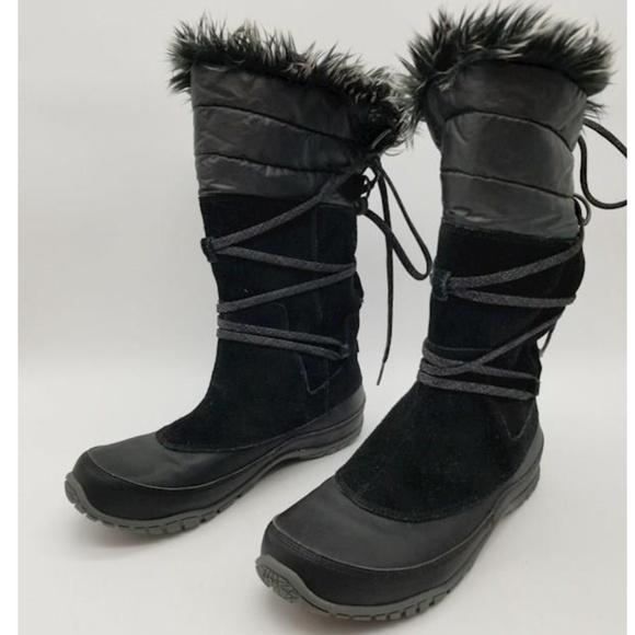The North Face Black Jozie Purna Winter Boots, Sz 9 - Picture 3 of 14